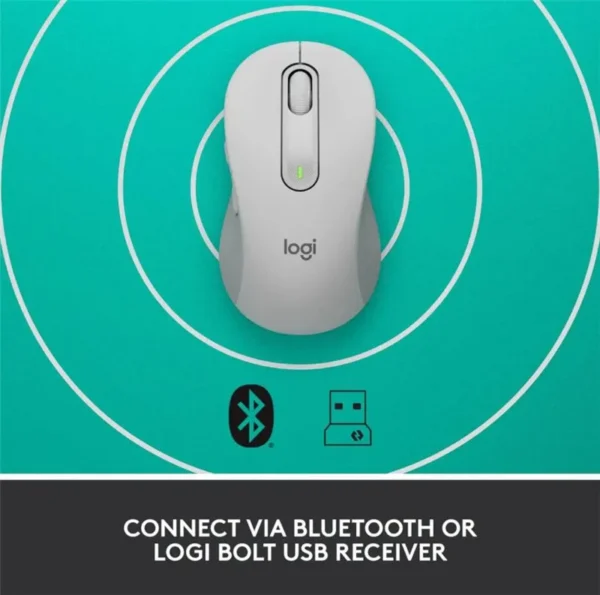 Logitech M650 / M650L Wireless Bluetooth Mouse Silent Office Laptop Mice For PC/Mac/Multi-Device Right Hand Mouse - Image 5