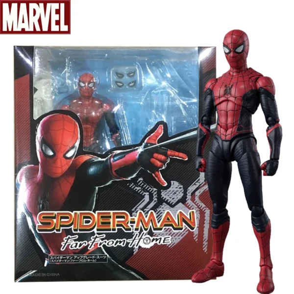 Marvel Mafex 044 Avengers Spiderman Action Figure Statue Can Change Tom Holland Face Spider Man Model Doll Toys Collection Gift - Image 17
