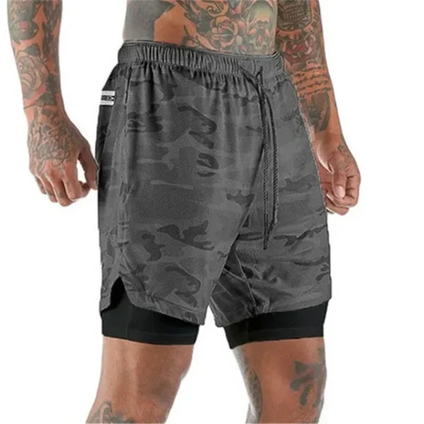 2022 Sport Shorts Men Sportswear Double-deck Running Shorts 2 In 1 Beach Bottoms Summer Gym Fitness Training Jogging Short Pants - Image 20