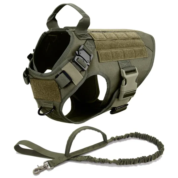 Large Dog Harness And Leash Set Pet German Shepherd Malinois Training Walking Vest Dog Harness And Collar For Medium Large Dogs - Image 10