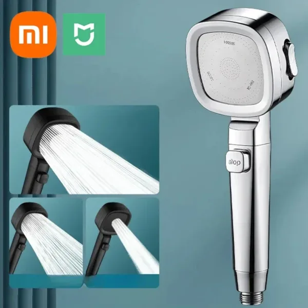 Xiaomi High Pressure Shower Head 3 Modes Adjustable Filter Shower Head Set New Smart Bathroom Shower Head Accessories Sprayer - Image 5
