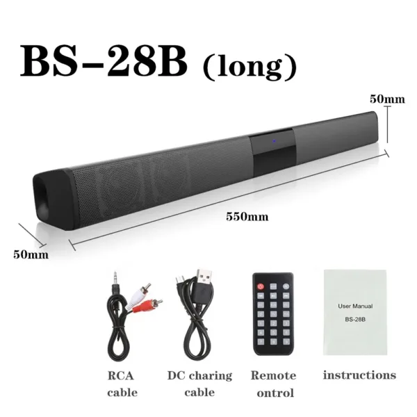 Home Theater Bluetooth Soundbar - Image 4