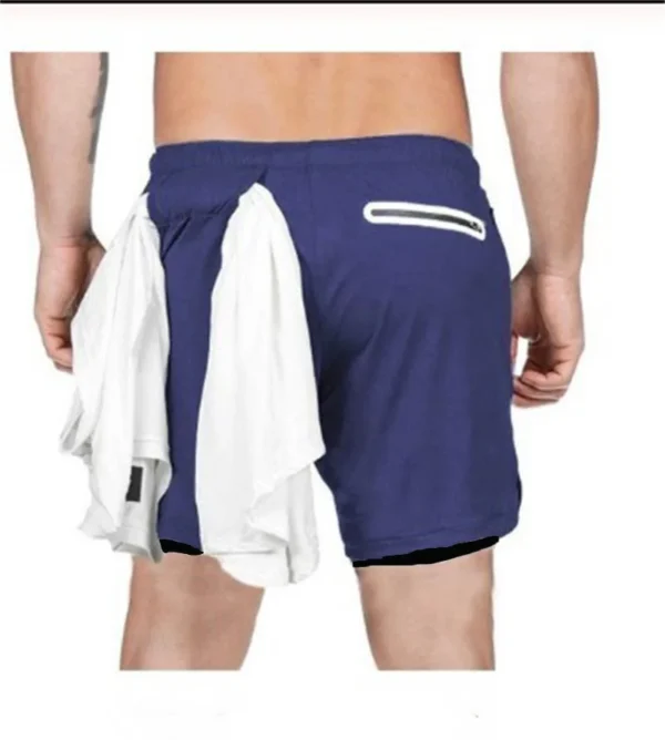 Camo Running Shorts Men Gym Sports Shorts 2 In 1 Quick Dry Workout Training Gym Fitness Jogging Short Pants Summer Men Shorts - Image 9
