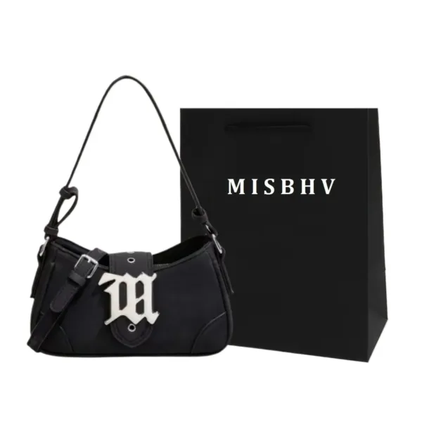 Metal Decoration Shoulder Bag - Image 2