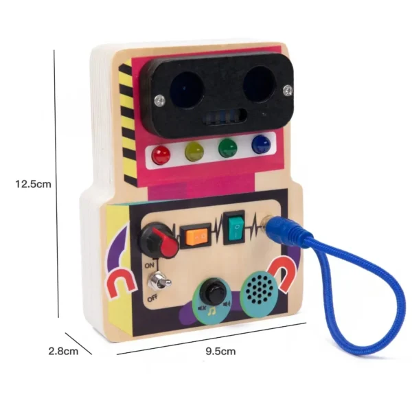 Montessori Busy Board Circuit LED Light Socket ON/OFF Baby Early Hand Fine Cognitive Education Teaching Aids Toy Gifts Busyboard - Image 22