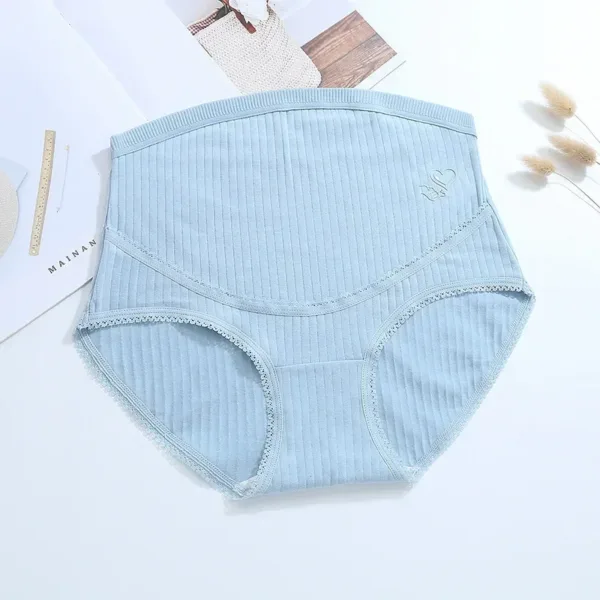 Women's Maternity High Waist Cotton Panties C Section Recovery Postpartum Soft Stretchy Full Coverage Underwear - Image 6