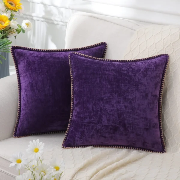 Olanly Chenille Cushion Cover 45x45 Pillow Cover 40x40cm Sofa Decorative Throw Pillow Case Soft Luxury For Living Room Decor﻿ - Image 11