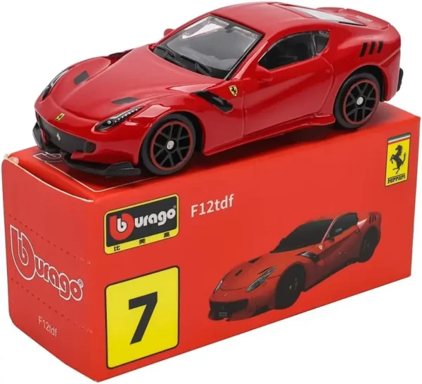 Bburago 1:64 genuine Ferrari SP1 458 ENZO F40 F12TDF SF90 car model series children's Christmas boy gift toys