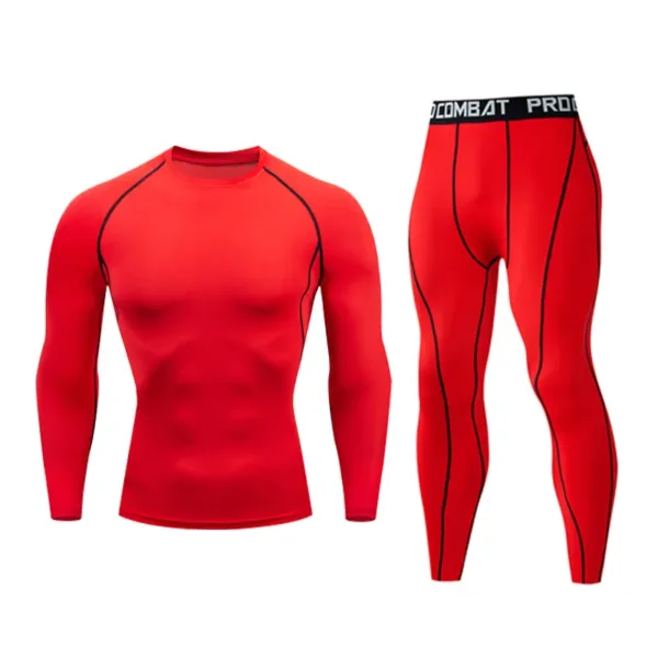 Winter Top Quality New Thermal Underwear Men Underwear Sets Compression Fleece Sweat Quick Drying Thermo Underwear Man Clothing - Image 4