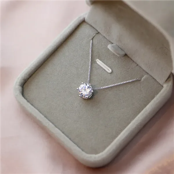 Zircon Plated Necklace Women - Image 2