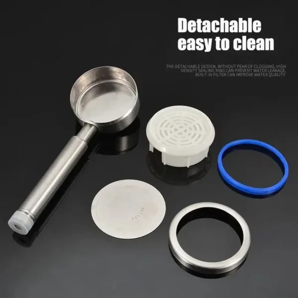 Xiaomi New 304 Stainless Steel Shower Head High Pressure Handheld Smart Bathroom Shower Head Set Bathroom Accessories 2025 Mijia - Image 2