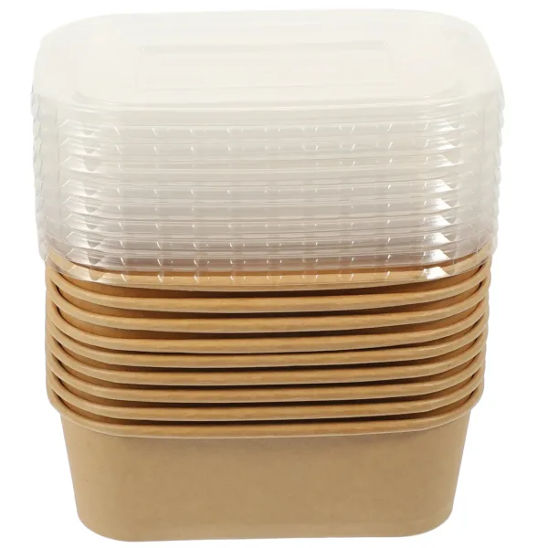 10 Sets Packed Lunch Box Takeout Containers Paper Bowls Pragmatic Food Frying Boxes Fruit Holding Fried Chicken Hot Dog Packing - Image 7