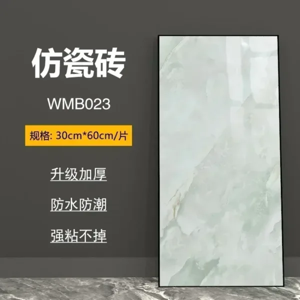 NEW 30x60Cm Marble Grain 3D Wall Sticker Floor Sticker PVC Self-Adhesive Waterproof Decorative Stickers for Home DIY House - Image 16