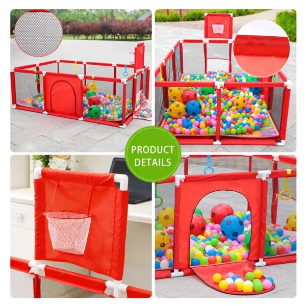 Playpen for Children Furniture Baby Playground Indoor Game Park Newborn Activity Safety Fence Kids Toddler Security Zone Barrier - Image 5