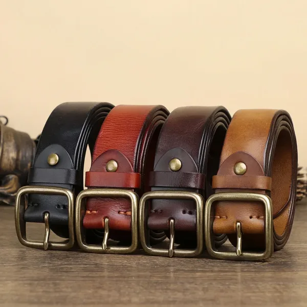 Elegant Genuine Leather Belt - Image 4