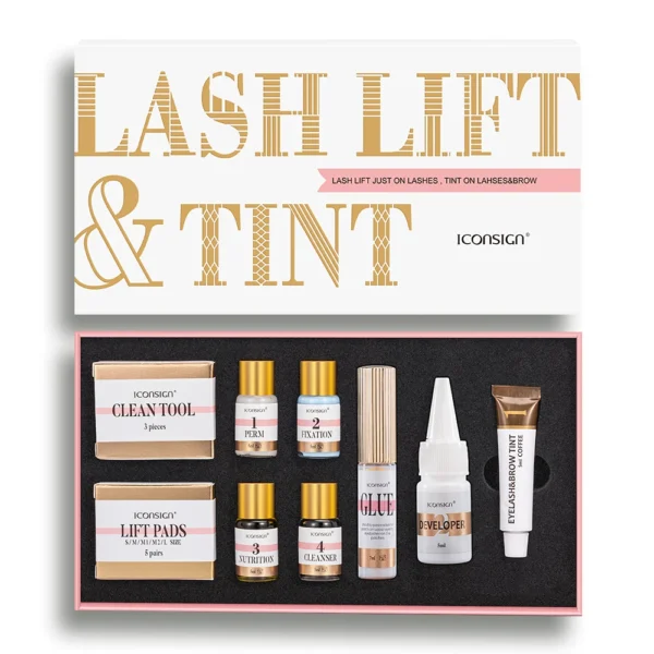 ICONSIGN Lash Lift and Tint Kit Professional Eyelash Lifting Tint Brow Lamination Dye Eye Makeup Tools - Image 9