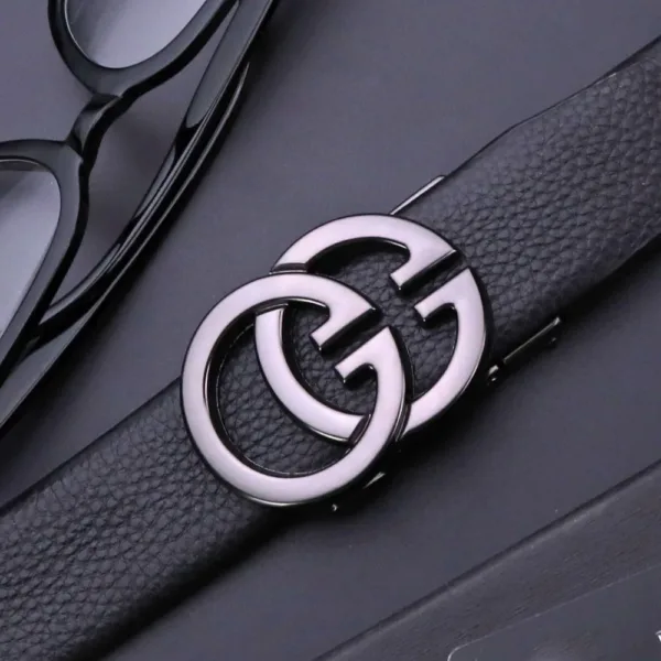 Luxury Designer Leather Belt - Image 5