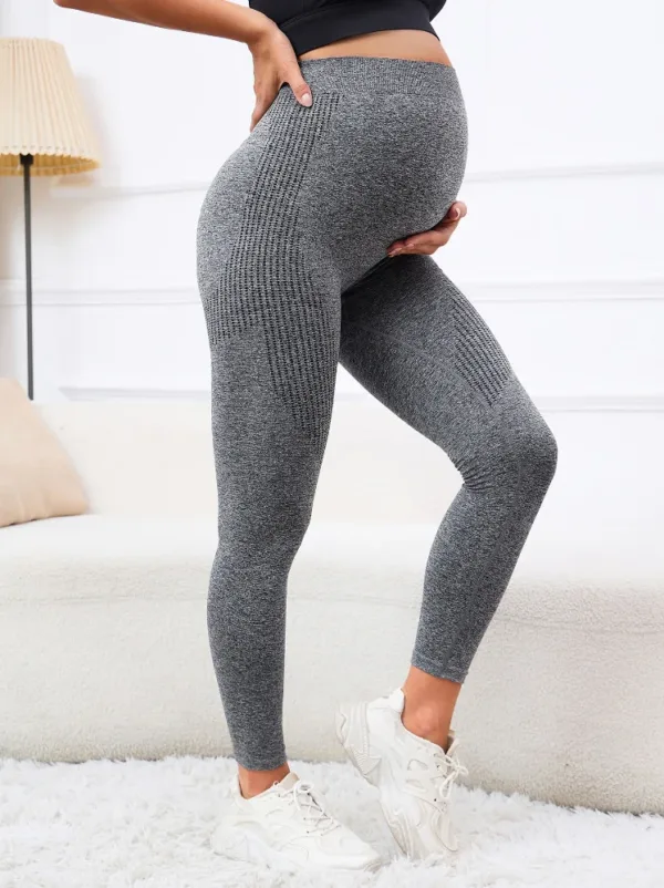 Women's Leggings Adjustable Autumn High Stretch Cropped Pants Pregnant women's yoga pants Cotton Maternity Legging Casual Pants - Image 6