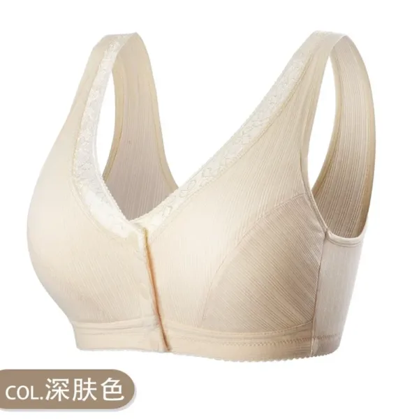 Comfortable Cotton Pregnant Women Underwear Maternity Nursing Bra Breastfeeding Bra Front-Close Bralette Intimate Clothes Plus - Image 11