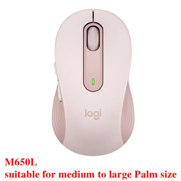Logitech M650 / M650L Wireless Bluetooth Mouse Silent Office Laptop Mice For PC/Mac/Multi-Device Right Hand Mouse - Image 2