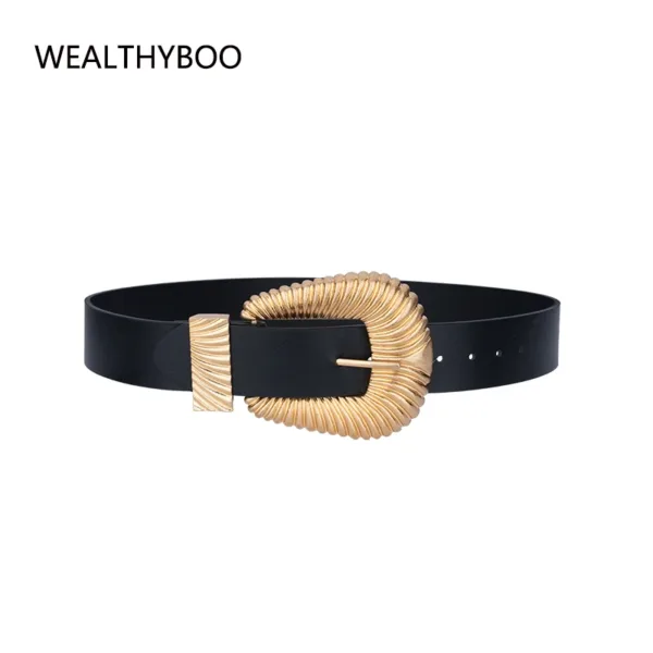 Double G Leather Belt