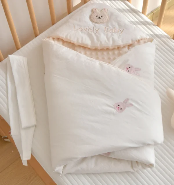 Newborn Baby Blanket Envelope Swaddle Wrap Baby Receiving Blankets Boy Girl Cotton Soft Infant Sleep Sack Crib Stroller Blanket - Image 5