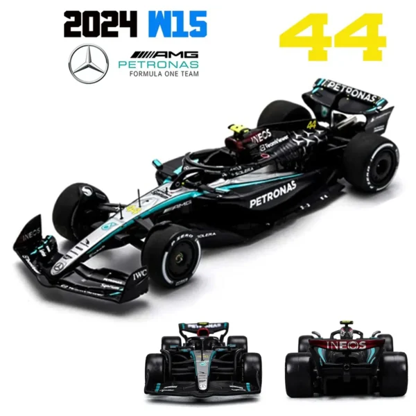 Bburago 1:43 2024 F1 Mclaren Mcl38 Monaco Grand Prix F1 Alloy Miniature Diecast Model #4 #81 Lando Norris ﻿F1 Car Toys Gift