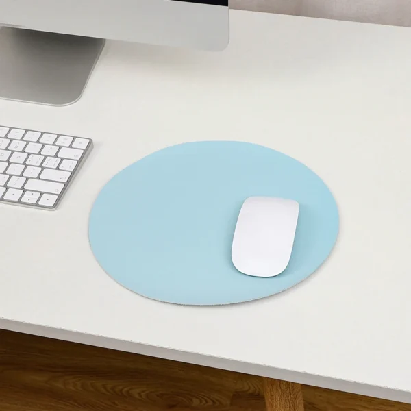 Waterproof PU Leather Mouse Pad Gaming Mouse Pad Simple Solid Color Antislip Computer Desk Accessories School Office Accessories - Image 16