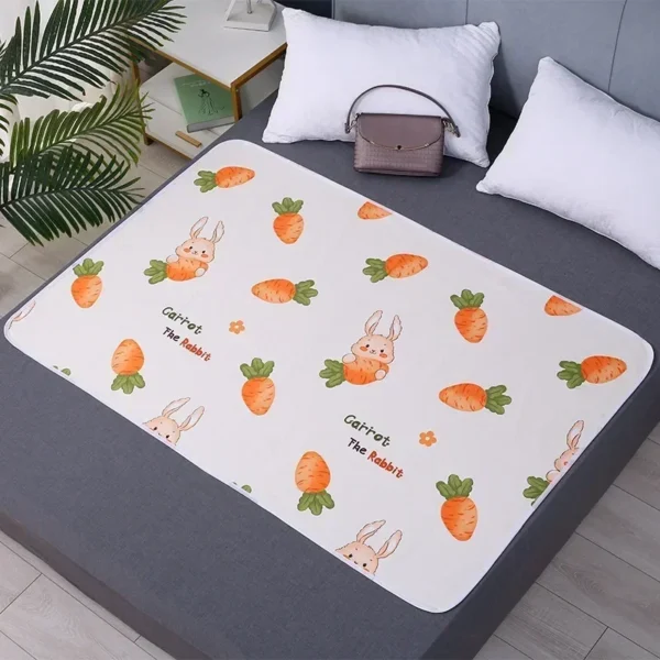 Baby Changing Mat Cover Diaper Mattress Bed Sheets for Newborn Baby Waterproof Portable Change Pad Table Floor Play Mat Reusable - Image 7