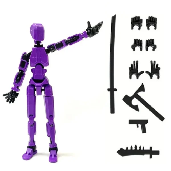 Multi-Jointed Movable Shapeshift Robot 2.0 3D Printed Mannequin Dummy 13 Action Figures Toys Kids Adults Parent-children Games - Image 7