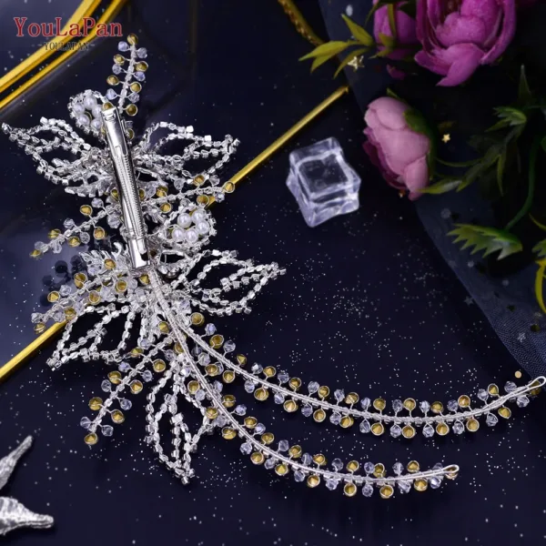 Alloy Flower Bridal Hairpin - Image 21