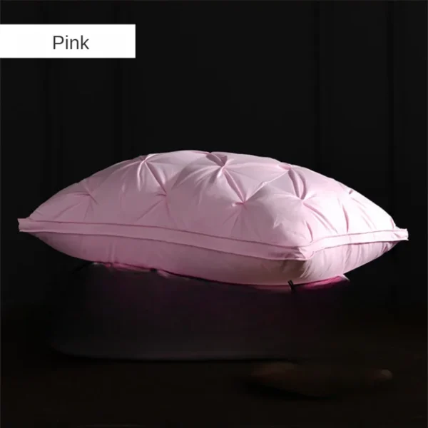 95% Goose Down Pillow White Cotton PillowCover Rectangle Bedroom Sleep 5-Star Hotel Pillow Low-Mid-high Pillows for Sleeping - Image 4