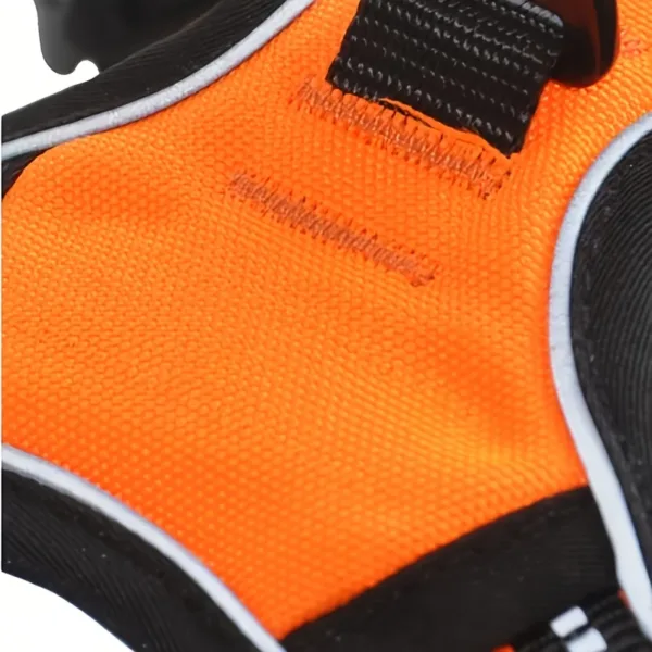 Adjustable Dog Harness Vest with Night Reflective Strip for Small Medium and Large Dogs for Outdoor Walking - Image 3