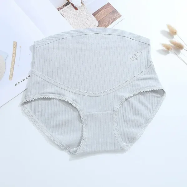 Women's Maternity High Waist Cotton Panties C Section Recovery Postpartum Soft Stretchy Full Coverage Underwear - Image 5