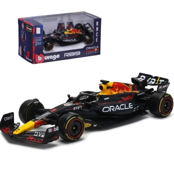 Bburago 1:43 2023 F1 Red Bull RB19 Alloy Car Formula Racing Diecast Model Toy Collection Gifts Verstappen Miami RB 19 - Image 4