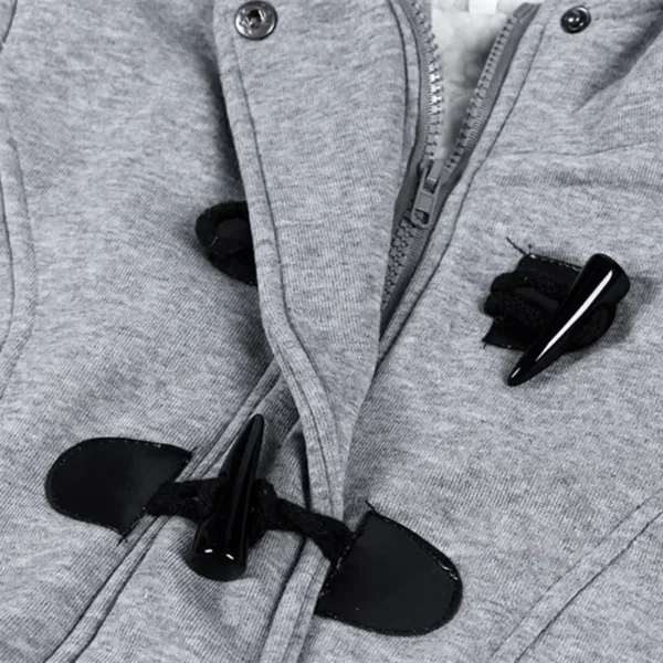 Fashion Autumn Winter Hoodies Women Thick Coat Sweatshirt Women Clothes Casual Hooded Zipper Button Hoodie Streetwear Outerwear - Image 8