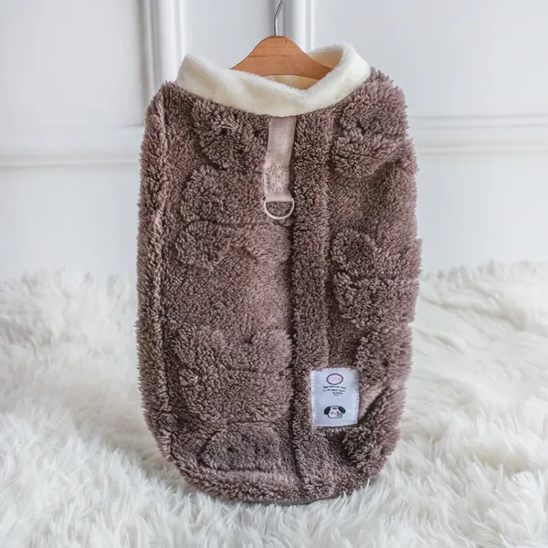 Winter Warm Dog Vest Clothes Comfor Soft Plush Dogs Cat Sweater for Maltese Yorkies Clothing Poodle Chihuahua Apparel Puppy Coat - Image 5