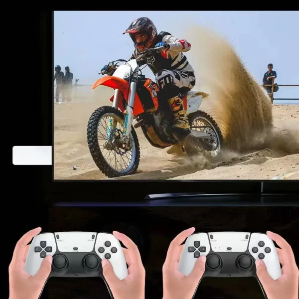 M15 Game Stick Mini TV Handheld Game Console Wireless Gamepads Video Game 64G 20000+ Retro Game HD Output Two-player for PS1 Etc - Image 6
