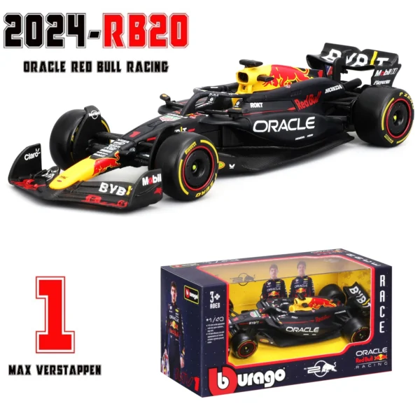 Bburago 1:43 Mercedes-AMG W14 W15 #44 #63 Racing Formula Car Static Simulation Diecast Alloy Model Car - Image 7