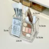 Transparent acrylic 3-5 grid makeup box,makeup brush bucket,makeup organizer,student desk pen holder jewelry storage box - Image 4