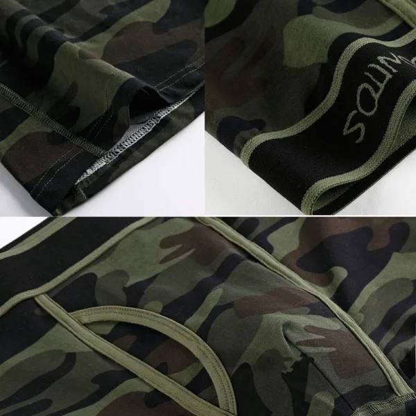 Front Opening Long Men's Panties Cotton Boxers For Man Underwear Breathable Boxershorts Male Sexy Print Underpants - Image 12