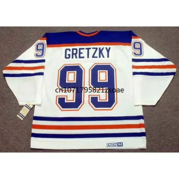 Wayne Gretzky Jersey Canada Edmonton Retro Ice Hockey Jerseys 17 Jari Kurri Jersey 7 Paul Coffey Jersey All Stitched Us M-3XL - Image 8