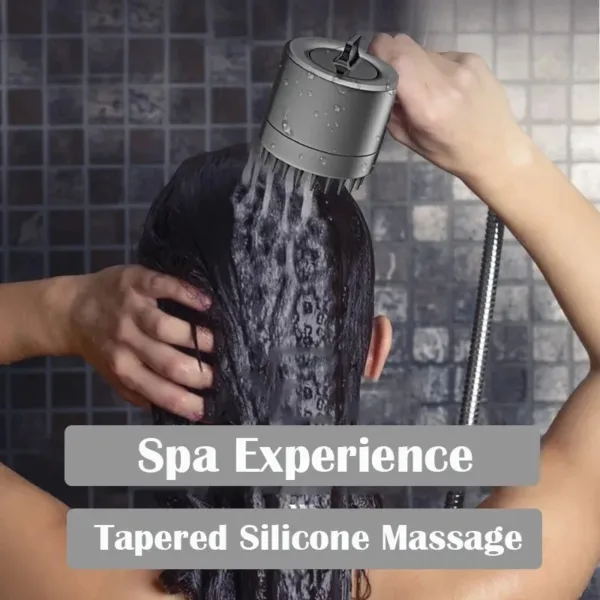 3 Modes Shower Head Adjustable High Pressure Water Saving Massage Portable Filter Shower Head Hook Hose Bathroom Accessories Set - Image 15