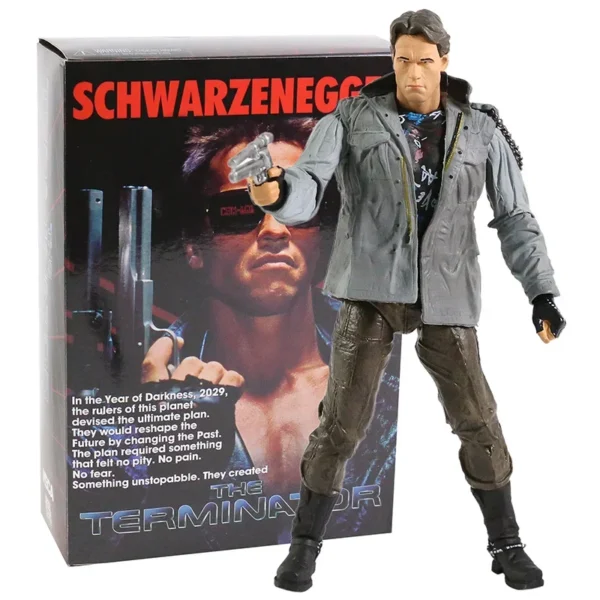 NECA Terminator 2: Judgment Day T-800 Arnold Schwarzenegger PVC Action Figure Collectible Model Toy 7" 18cm - Image 18