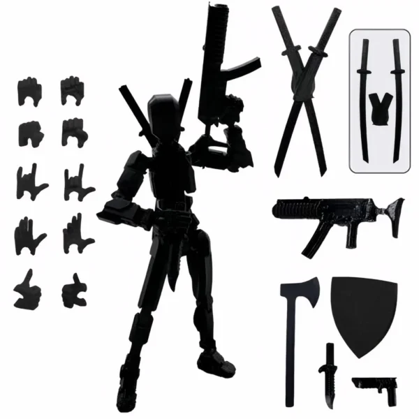 13 Action Figure Titan Multi-articular Robot Toys Dummy 3D Printed Movable Shapeshift Robot Action Anime Figure For Boy Gifts - Image 4