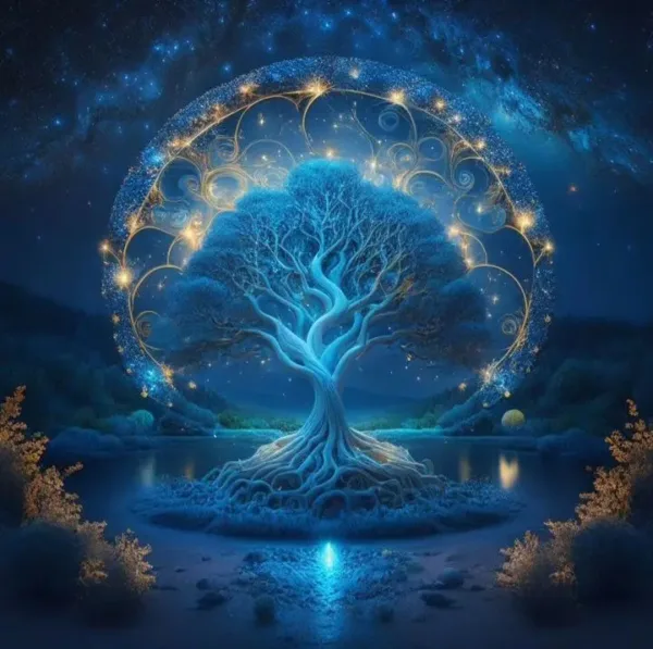 Fantasy White Tree Of Life Poster Prints For Living Room Home Decor Abstract Mythic Life Tree Canvas Painting Wall Art Aesthetic - Image 23