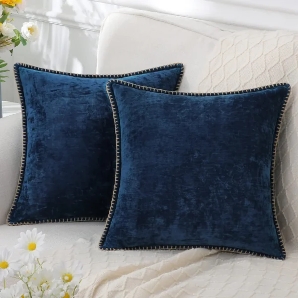 Olanly Chenille Cushion Cover 45x45 Pillow Cover 40x40cm Sofa Decorative Throw Pillow Case Soft Luxury For Living Room Decor﻿ - Image 2