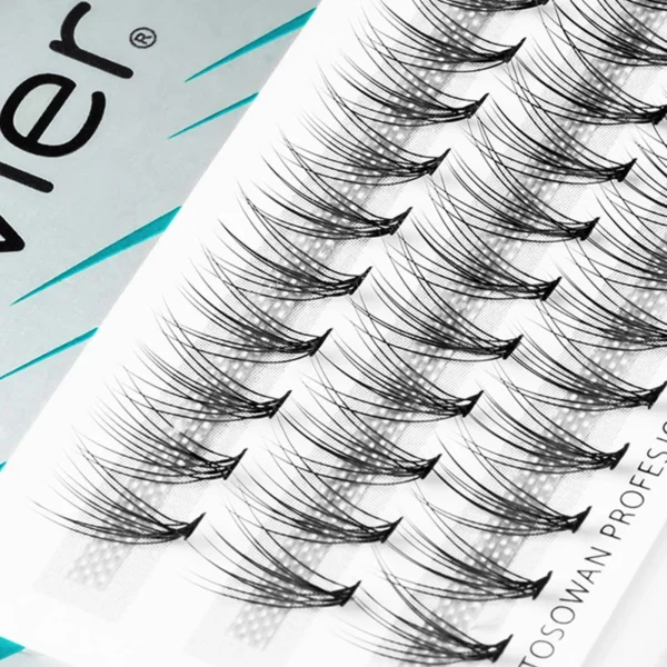 Clavier Beshaped Eyelashes Extraordinary Natural Tuft  Lash 10D Individual Cluster Eyelash Extension Professional Makeup Cilia - Image 4