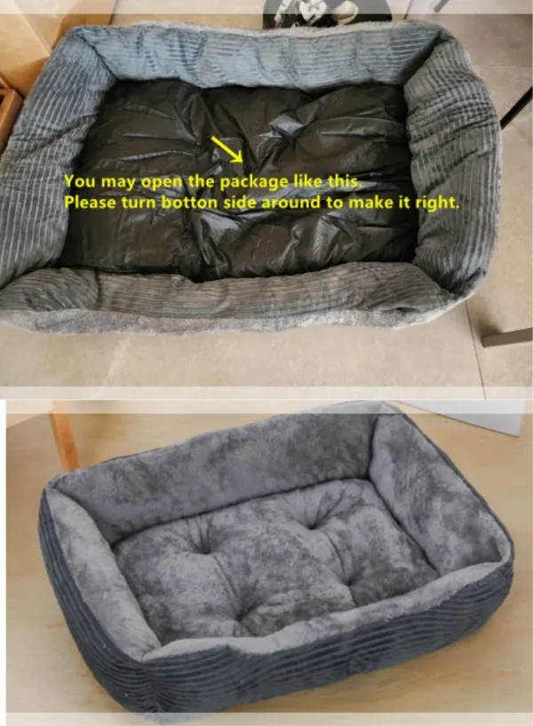 Plush Pet Bed for Dogs & Cats - Image 4