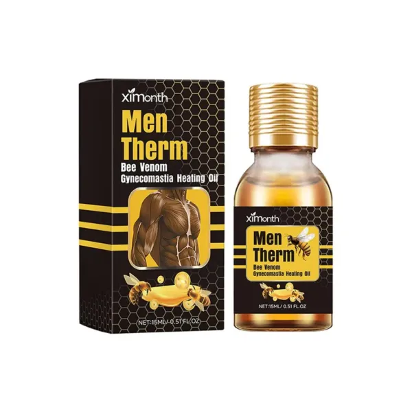 15ml Men Bee Gynecomastia Heating Oil Breast Shaping Breast Firm Massage Serum Breast Tighten Oil Skin Care - Image 7